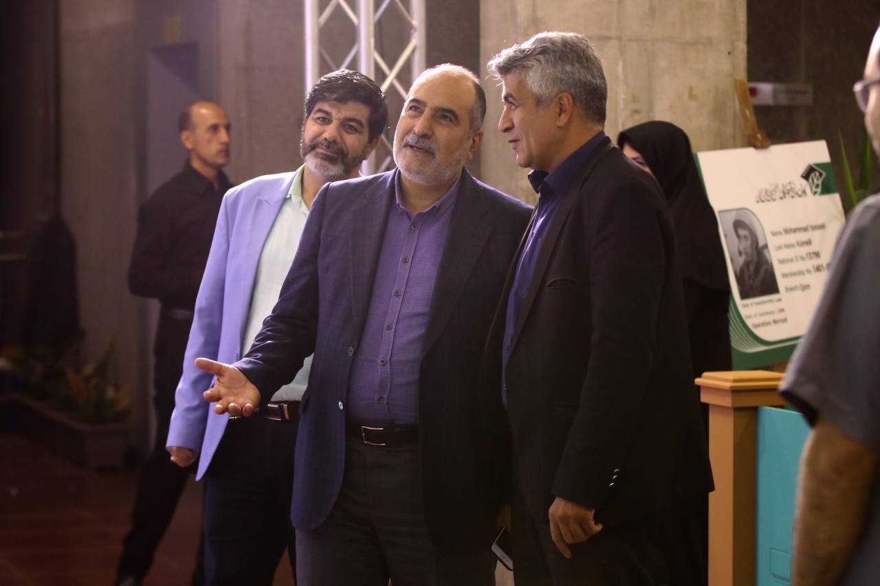 حبیب ایل بیگی و مجتبی امینی در جشنواره فیلم کوتاه تهران