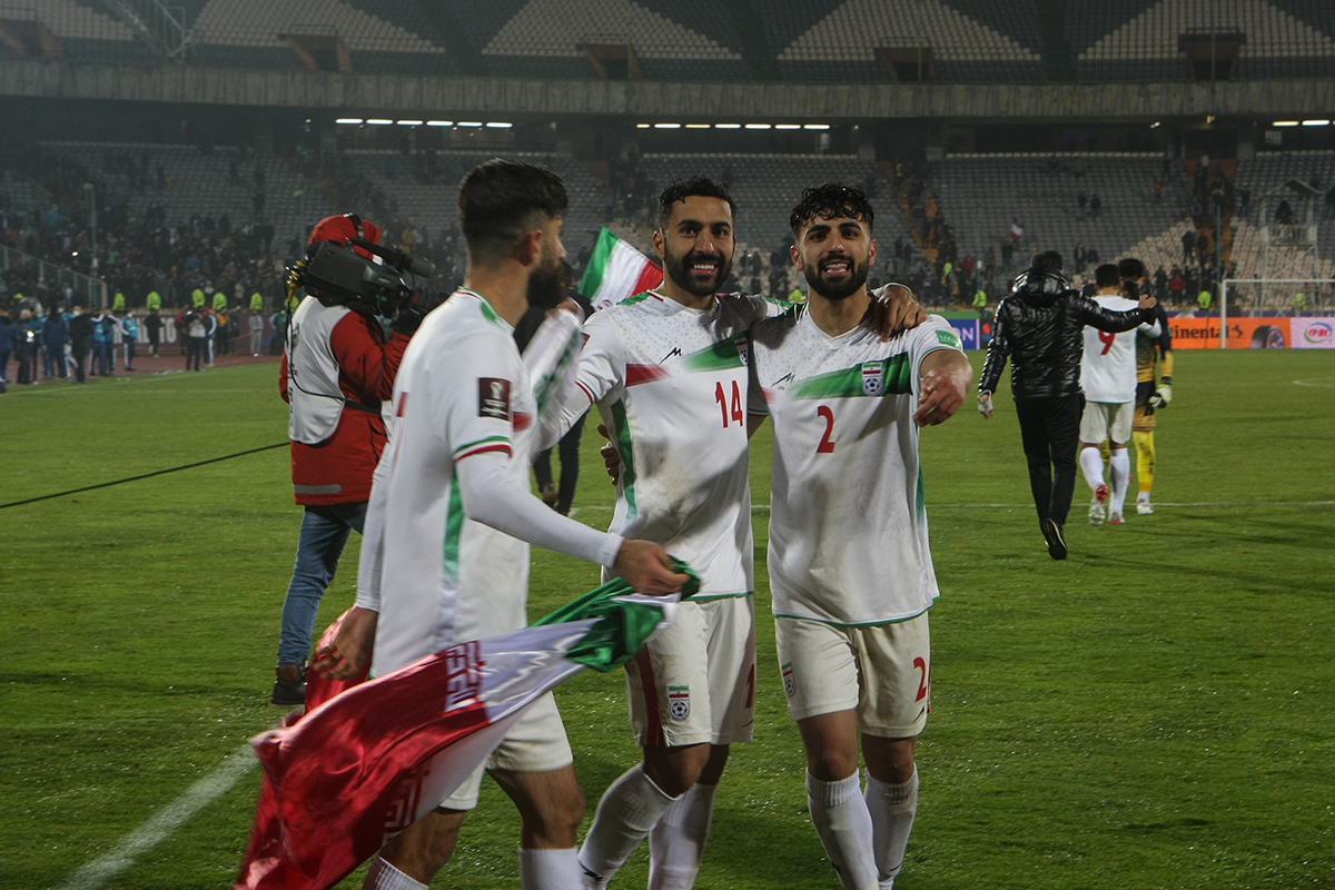 دیدار تیم های فوتبال ایران - عراق