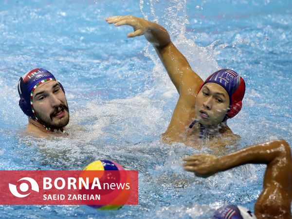 دیدار تیم های واترپلو ایران - تایلند
