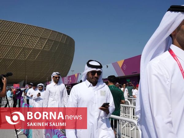 در حاشیه دیدار عربستان و آرژانتین