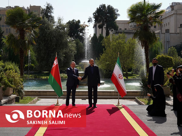 دیدار وزرای خارجه ایران و بلاروس
