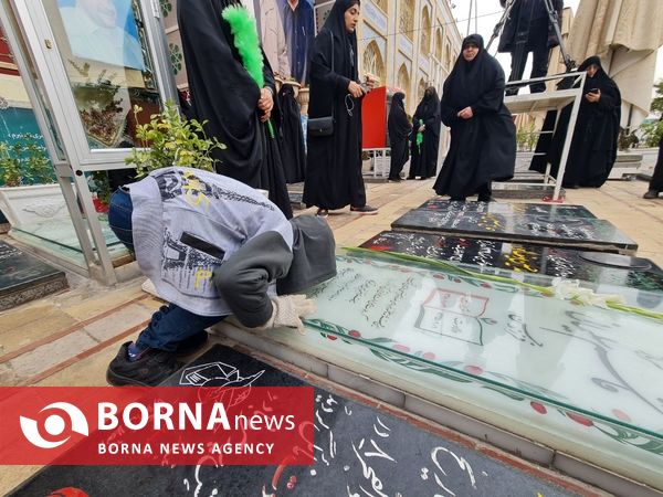 حال و هوای مسیر منتهی به گلزار شهدا کرمان 