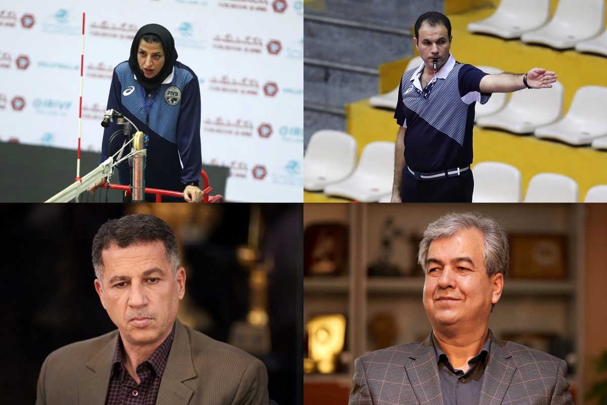 چهار داور ایرانی در رویدادهای سال 2022 فدراسیون جهانی والیبال