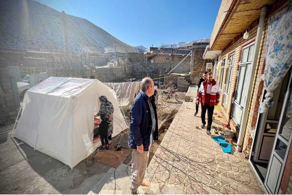 جزئیات امدادرسانی هلال احمر در شهرستان زلزله‌زده خوی