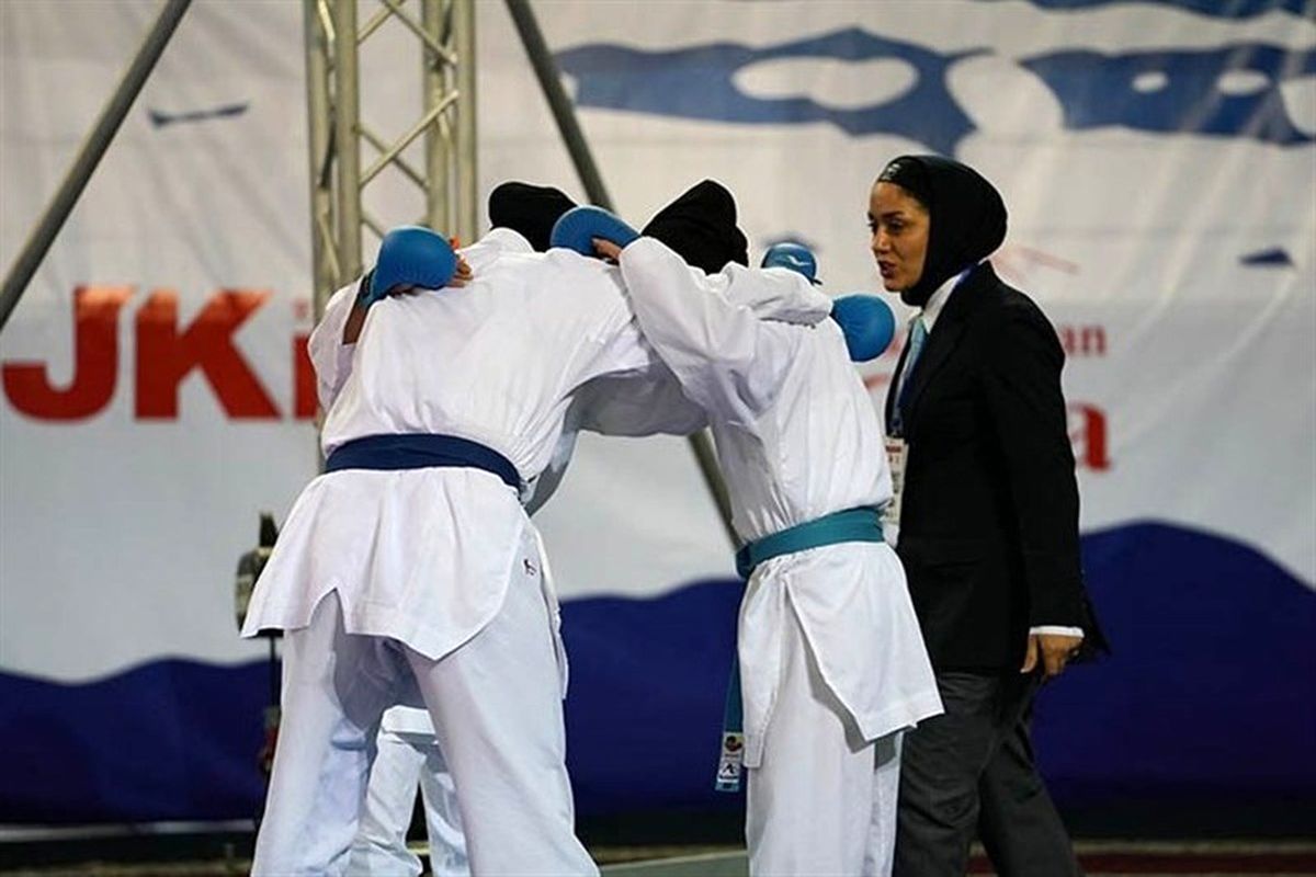 دختران مازندرانی بر سکوی قهرمانی کاراته کشور
