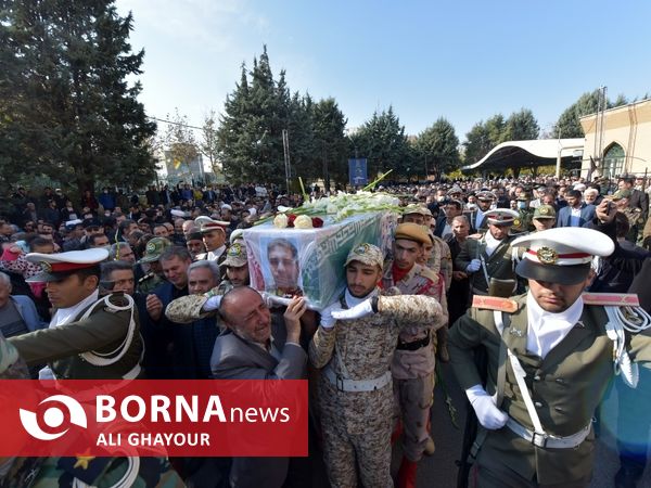 تشییع پیکر «مهدی اثنی عشری» شهید مدافع امنیت در ارومیه