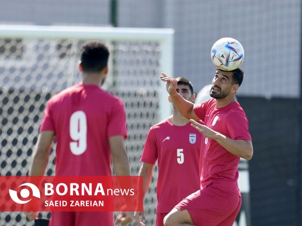 تمرین تیم ملی فوتبال 