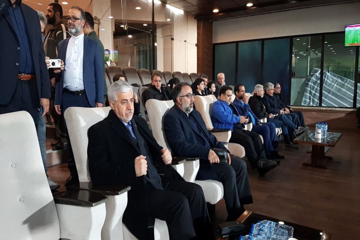 وزیر ورزش و جوانان تماشاگر ویژه دیدار ایران و نیکاراگوئه