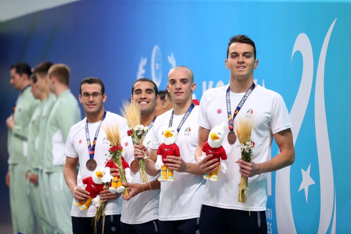 بازی های کشورهای اسلامی/ دشت نخستین مدال برنز شنا ایران در ماده 4 در 100 متر تیمی