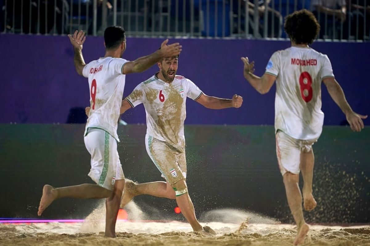 فوتبال ساحلی جام بین قاره‌ای؛ برتری پرگل ایران برابر پاراگوئه