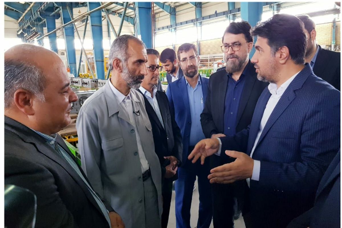 رئیس کل دادگستری استان قزوین از یک واحد صنعتی بازدید کرد