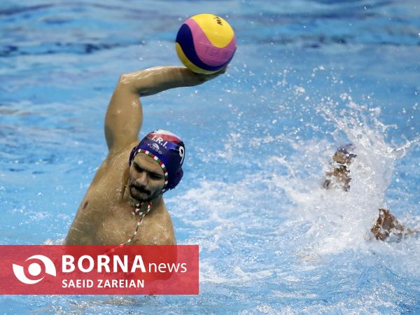 دیدار تیم های واترپلو ایران - تایلند