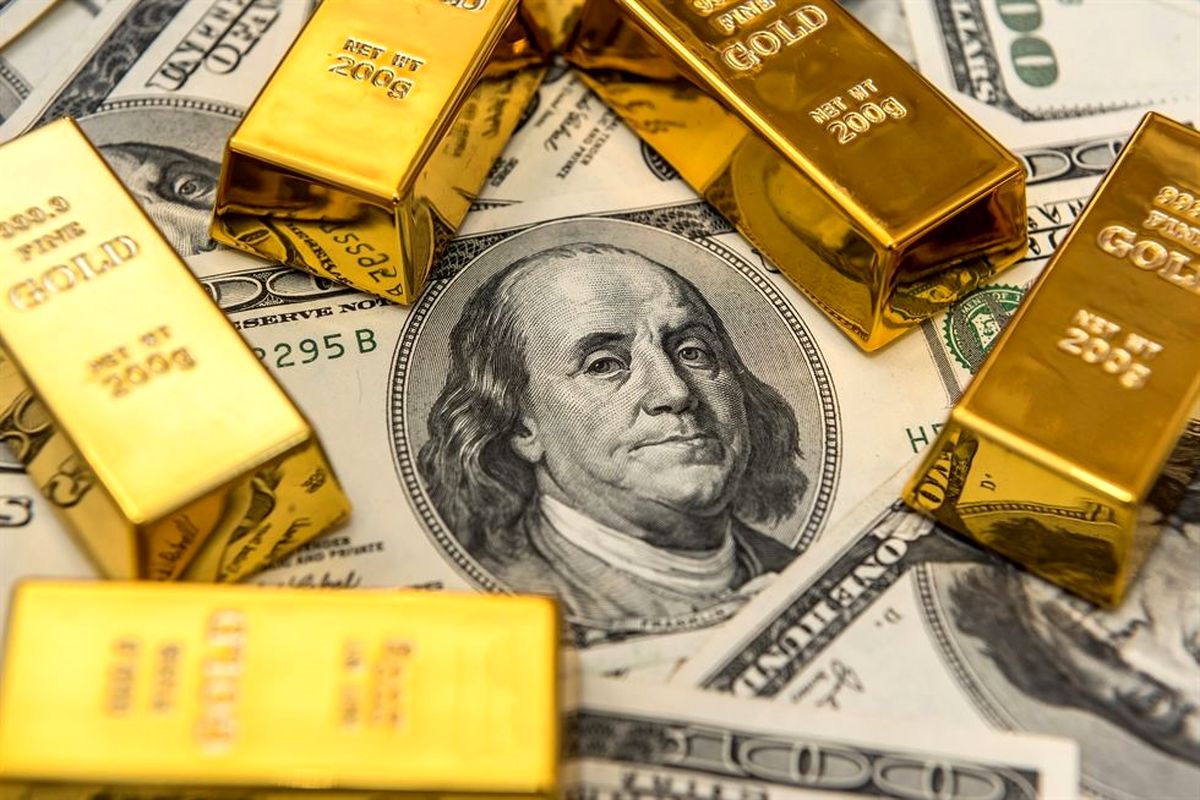  حرکت رو به جلو طلا با عقبگرد دلار آمریکا