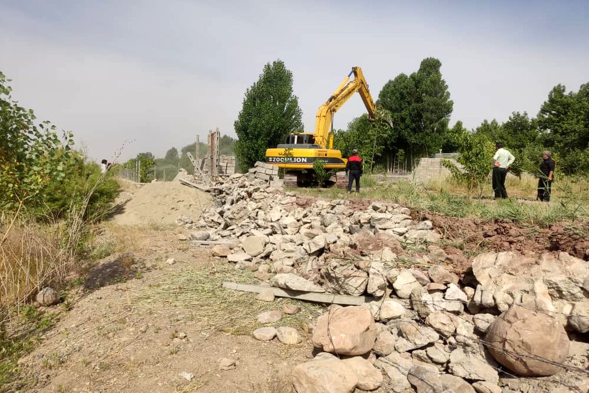 12 هکتار از بستر و حریم رودخانه ای استان قزوین آزادسازی شد