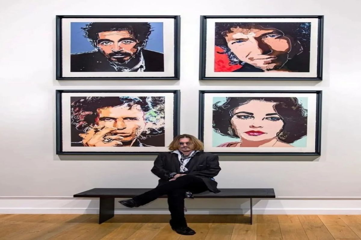 فروش ۳ میلیون پوندی نقاشی‌های جانی دپ طی چند ساعت