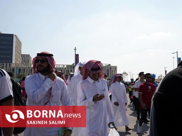 در حاشیه دیدار عربستان و آرژانتین