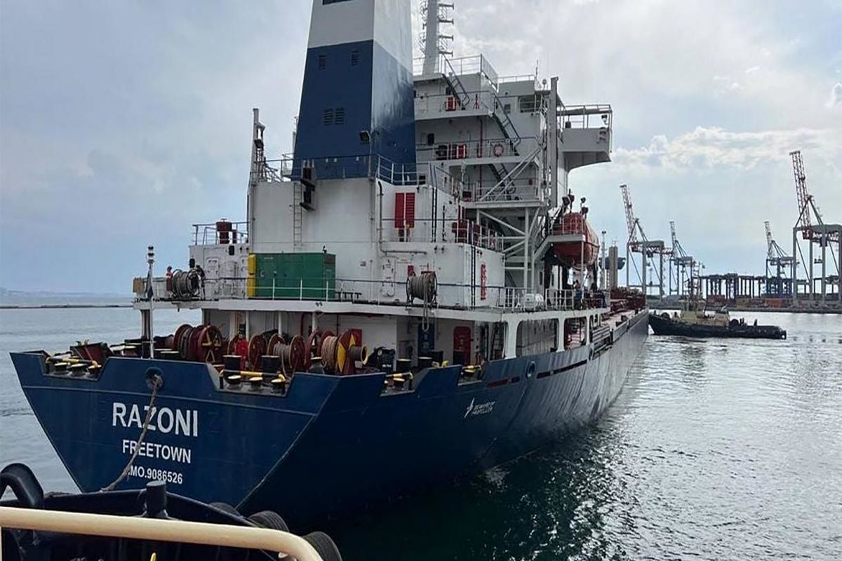 کشتی اوکراینی حامل غلات یکشنبه به لبنان می‌رسد