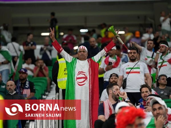 دیدار تیم های فوتبال ایران و آمریکا