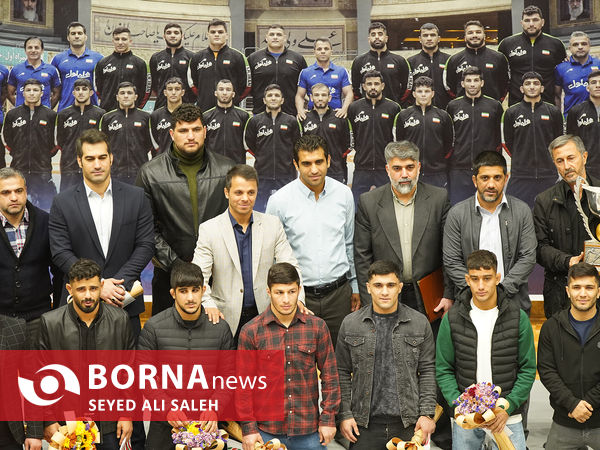 مراسم تجلیل از تیم ملی کشتی فرنگی