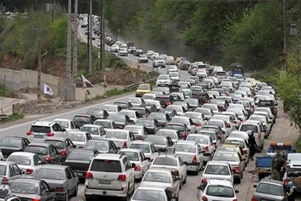 ترافیک سنگین در محور حمیل - سرابله - ایلام