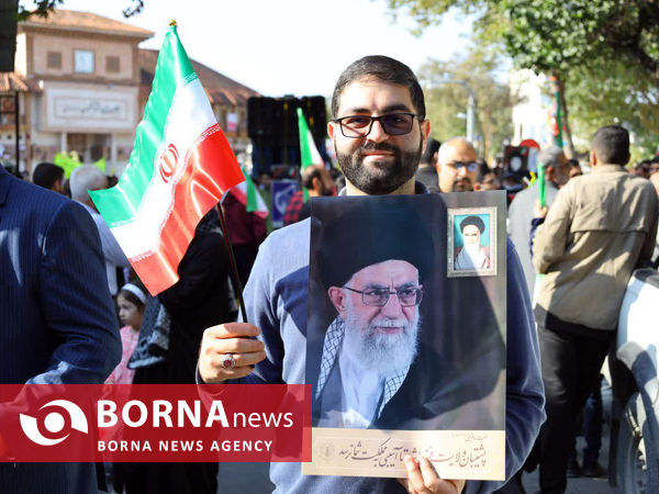 راهپیمایی 13 آبان در ساری